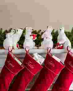 北极熊家庭圣诞节袜子持有者AG8真人平台生活方式10