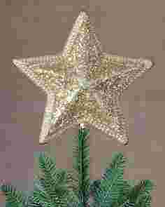 经典的星星串珠圣诞树顶饰由AG8真人平台SSC 10