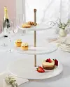 Dolce 3 Tier Marble Serving Stand by Balsam Hill
