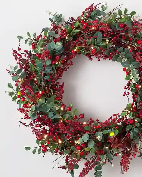 Mixed Berry Festive Wreath by Balsam Hill
