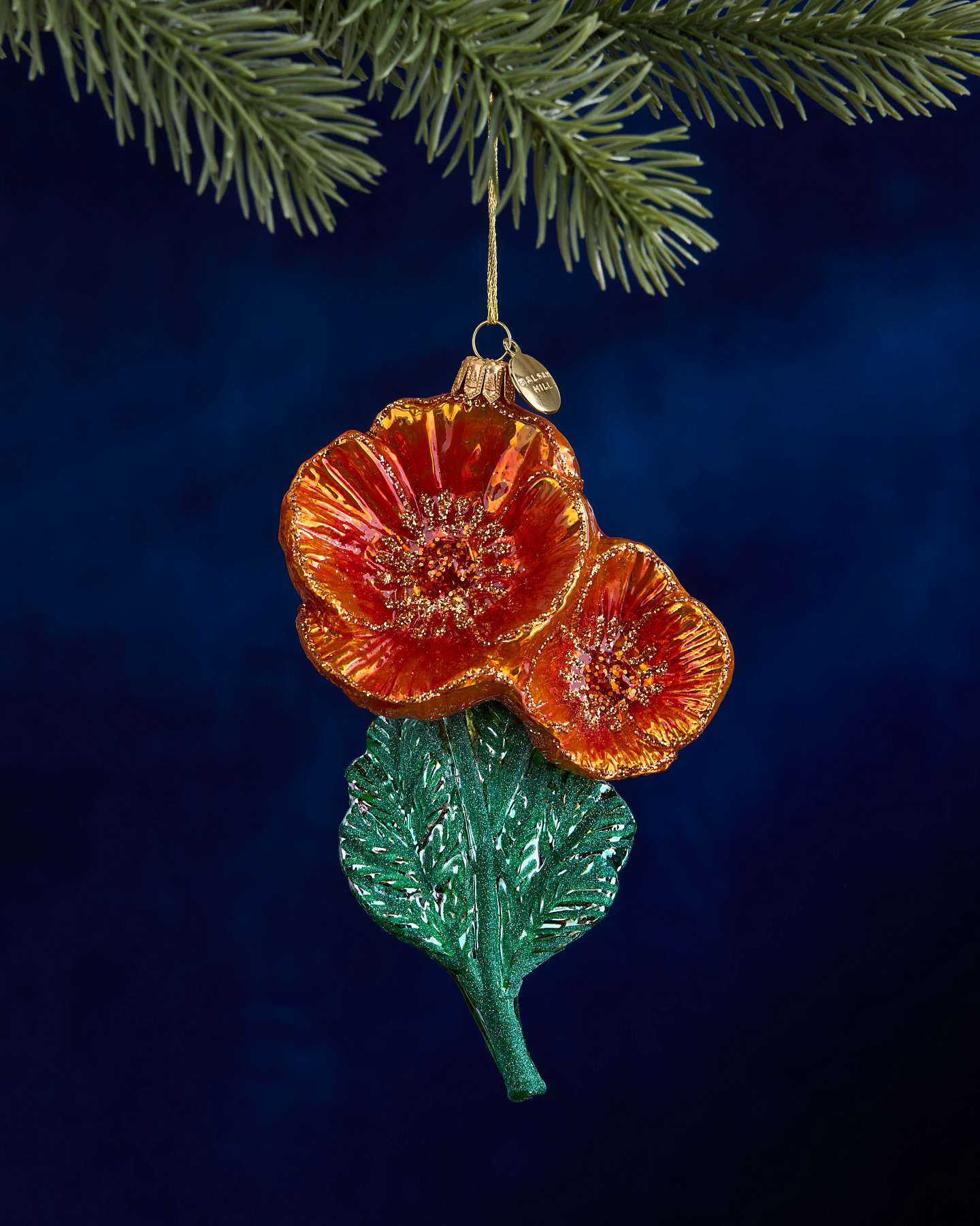 Balsam Hill Studio California Poppies Ornament