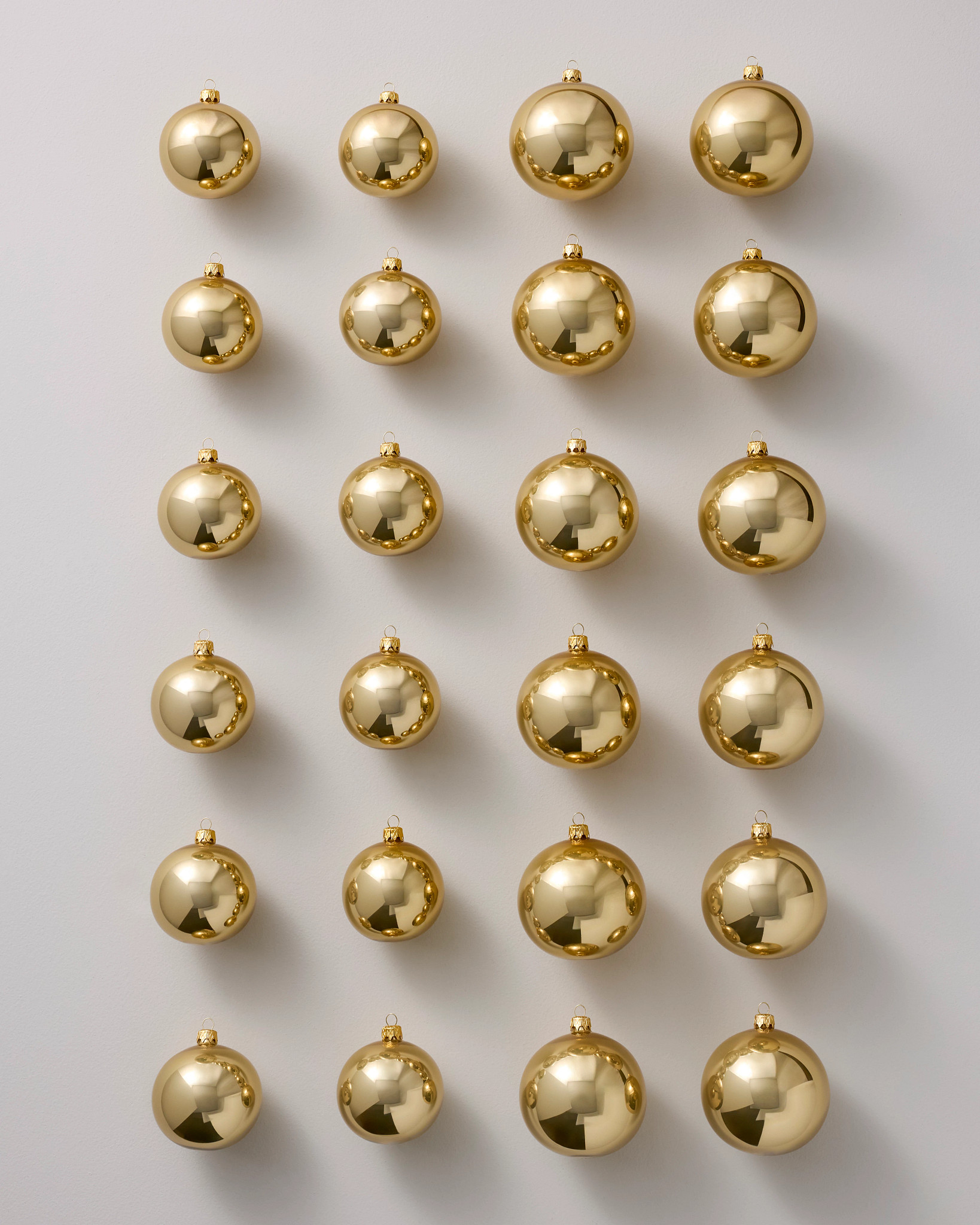 Gold BH Essentials Pearlescent Ornament Set
