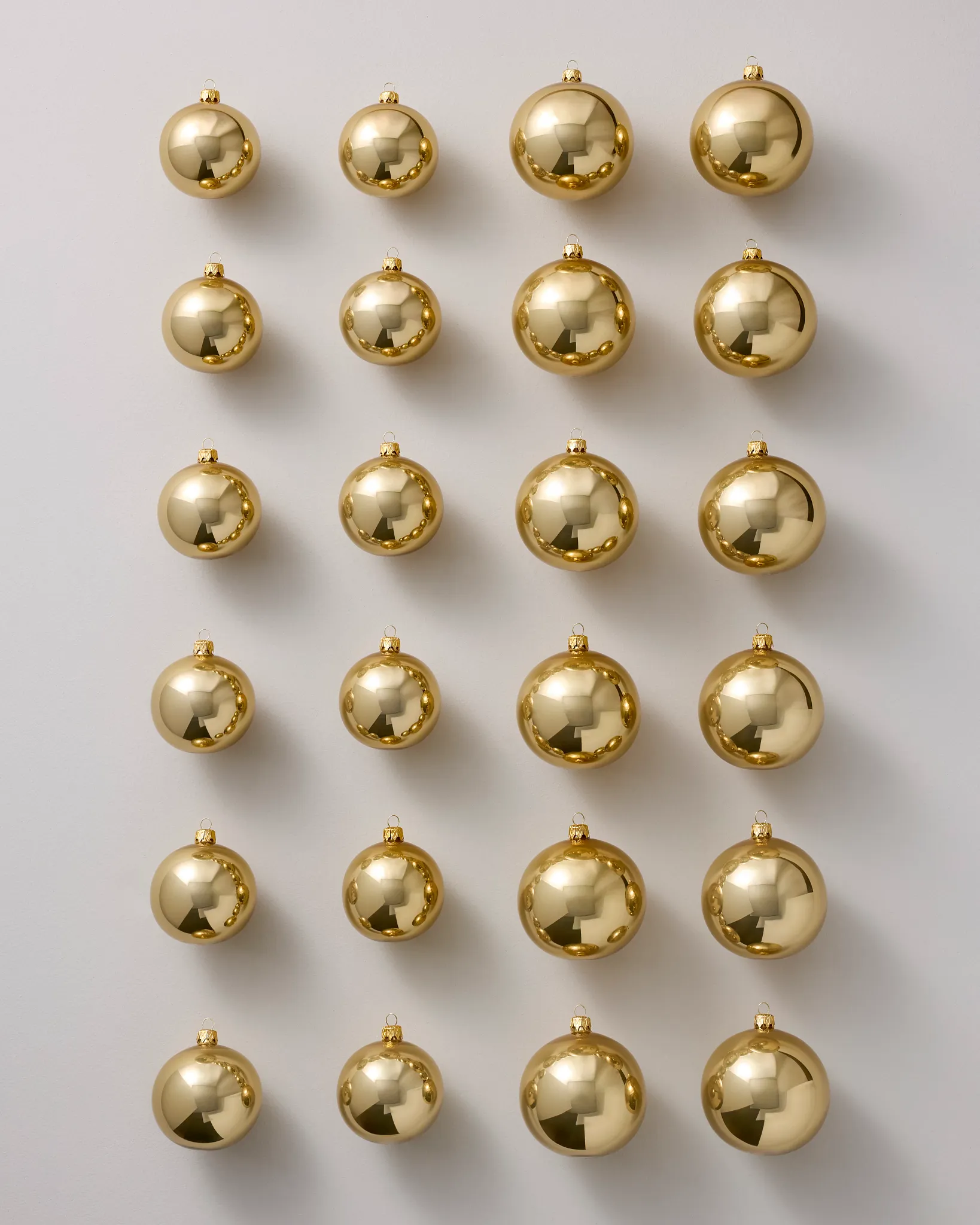 Gold BH Essentials Pearlescent Ornament Set