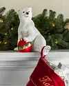 Polar Bear Family Christmas Stocking Holder by Balsam Hill SSC 40