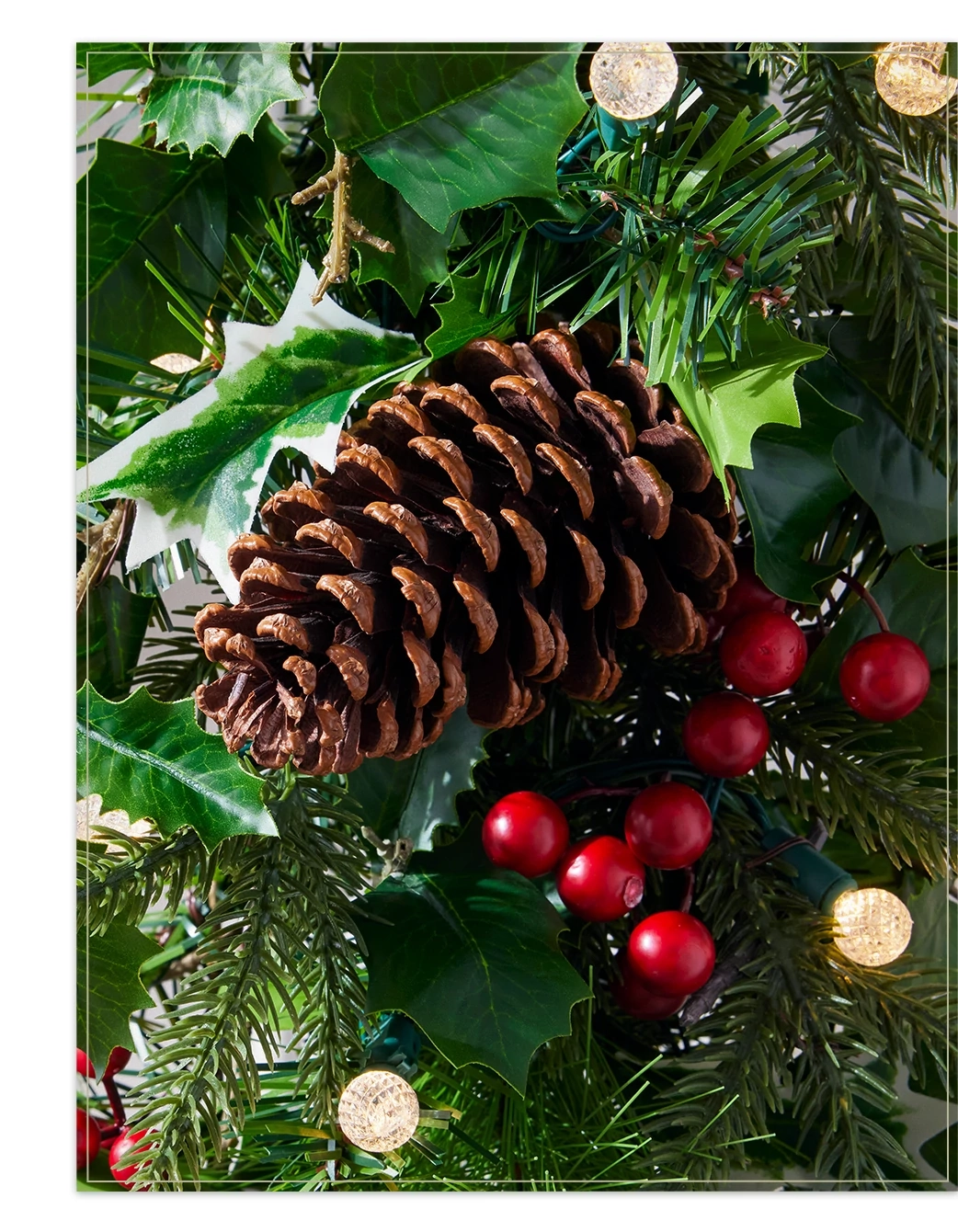 Holly Berry Artificial Christmas Foliage | Balsam Hill