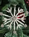 Antiqued Snowflake Ornament Set, 12 Pieces by Balsam Hill Lifestyle 10