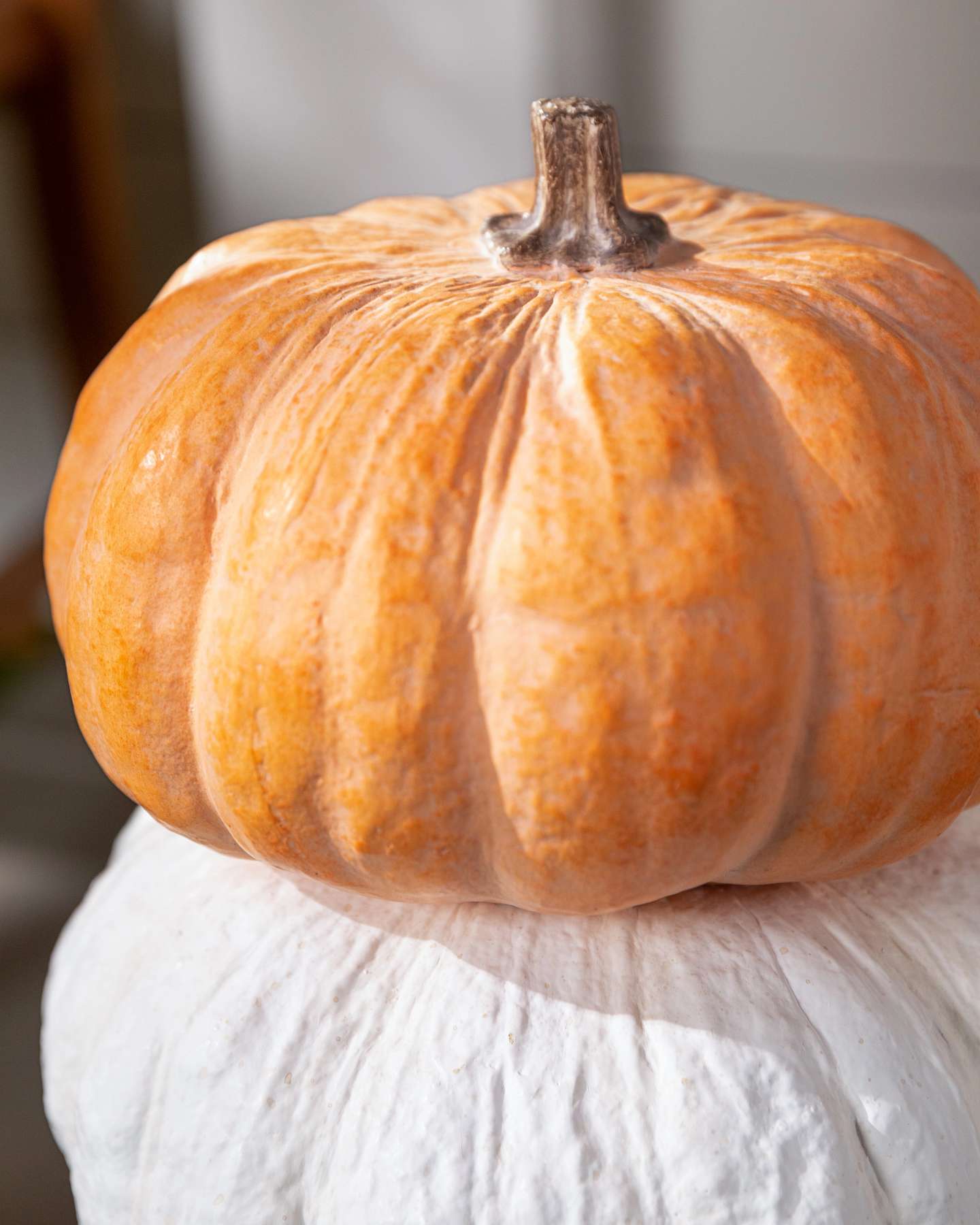 Balsam Hill Outdoor Stackable Fairytale Pumpkins Set of 4 Elegant Fall Decor