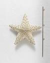 White Jeweled Star Tree Topper by Balsam Hill Closeup 20