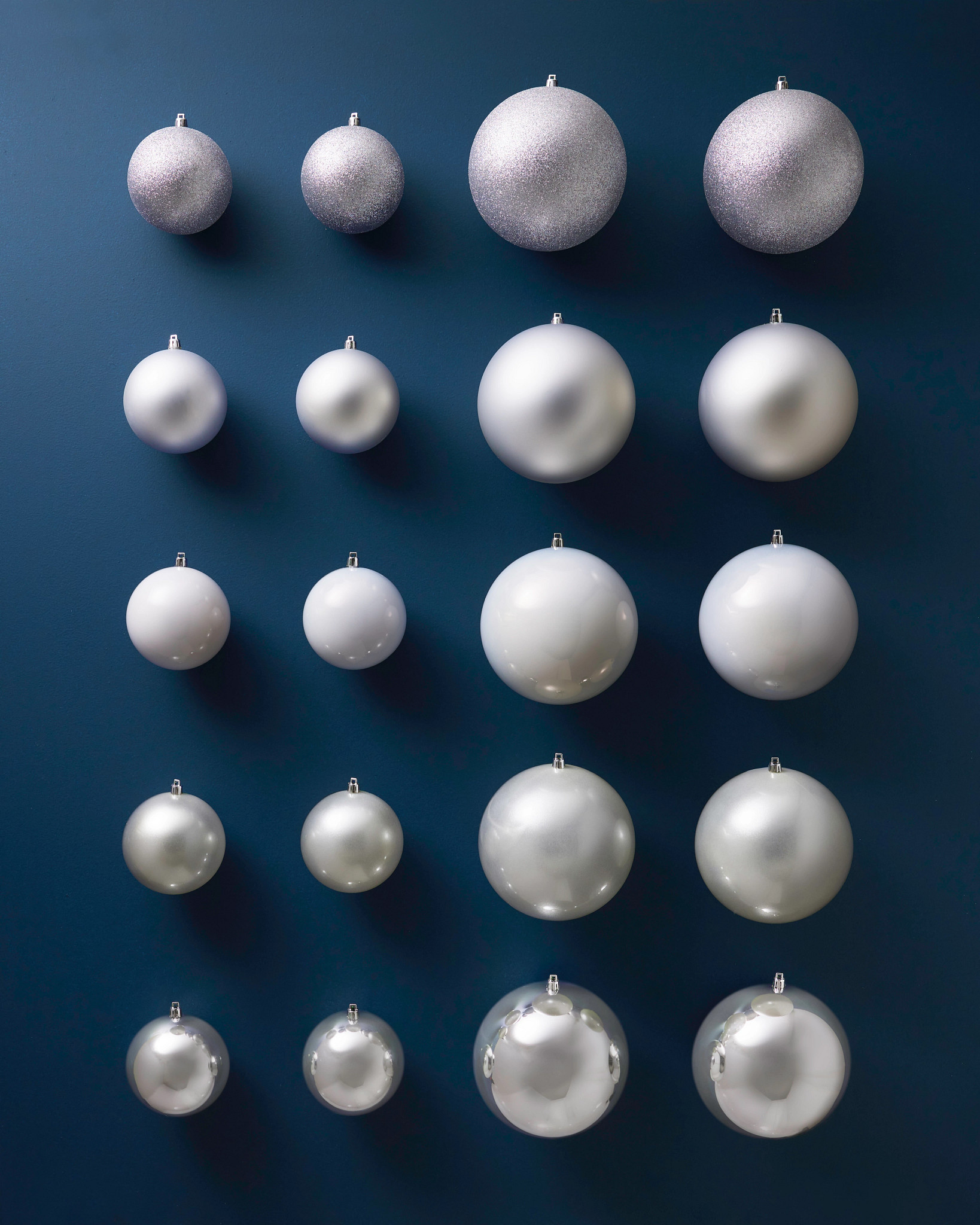 Silver BH Signature Shatter-Resistant Ornaments