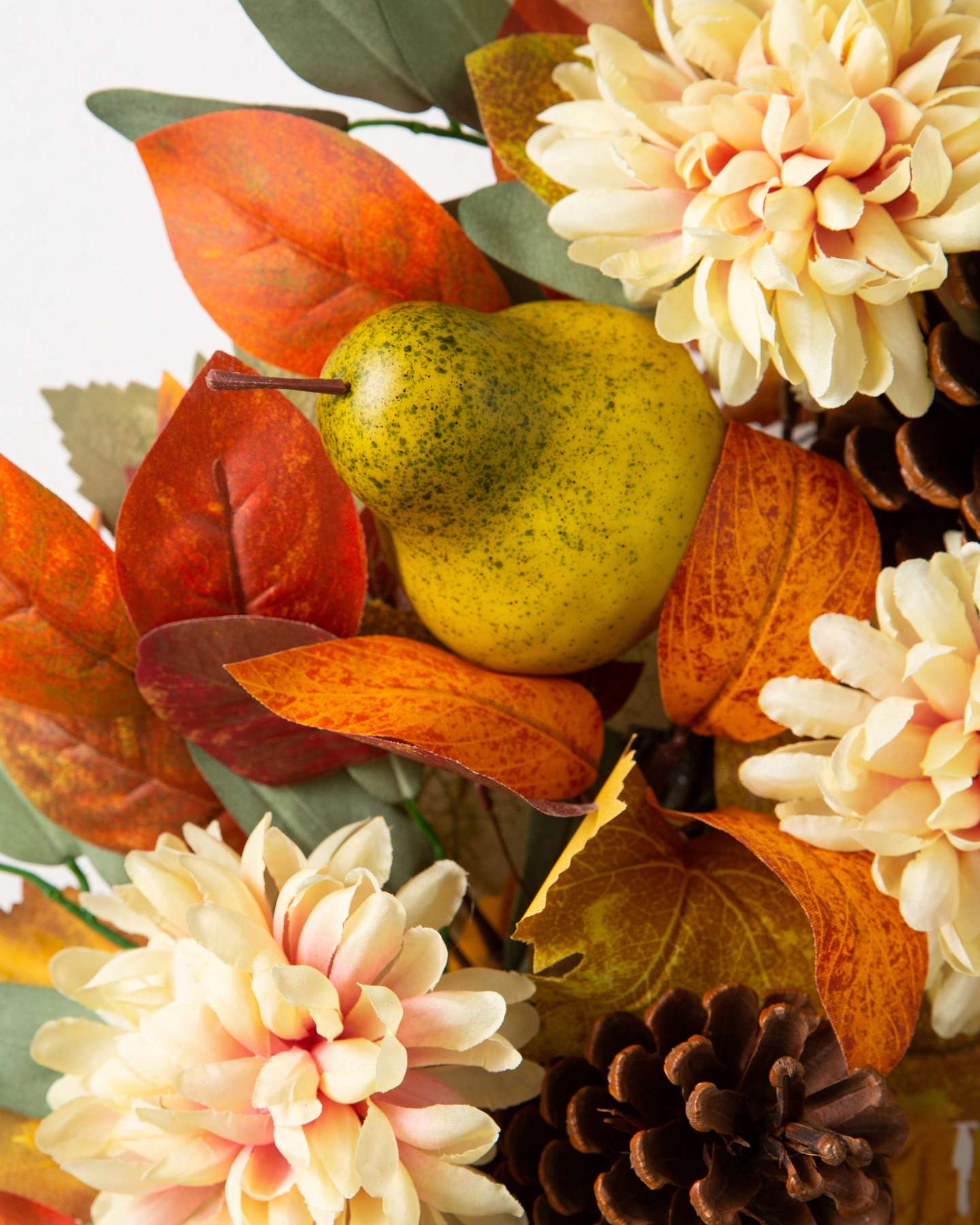 Balsam Hill Sweet Pear Artificial Foliage Detailed Close-Up