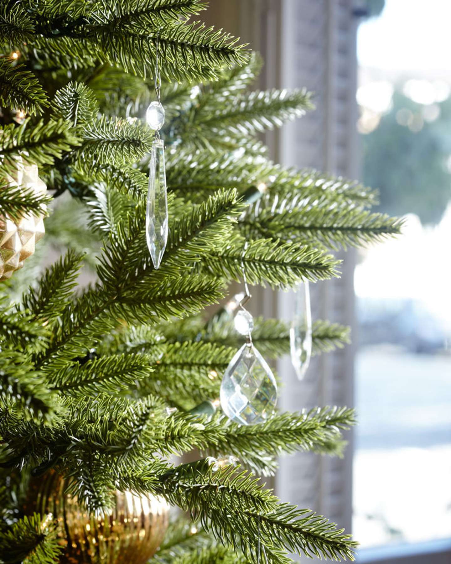 Balsam Hill Silverado Slim Christmas Tree with a Classic Holiday Ambiance