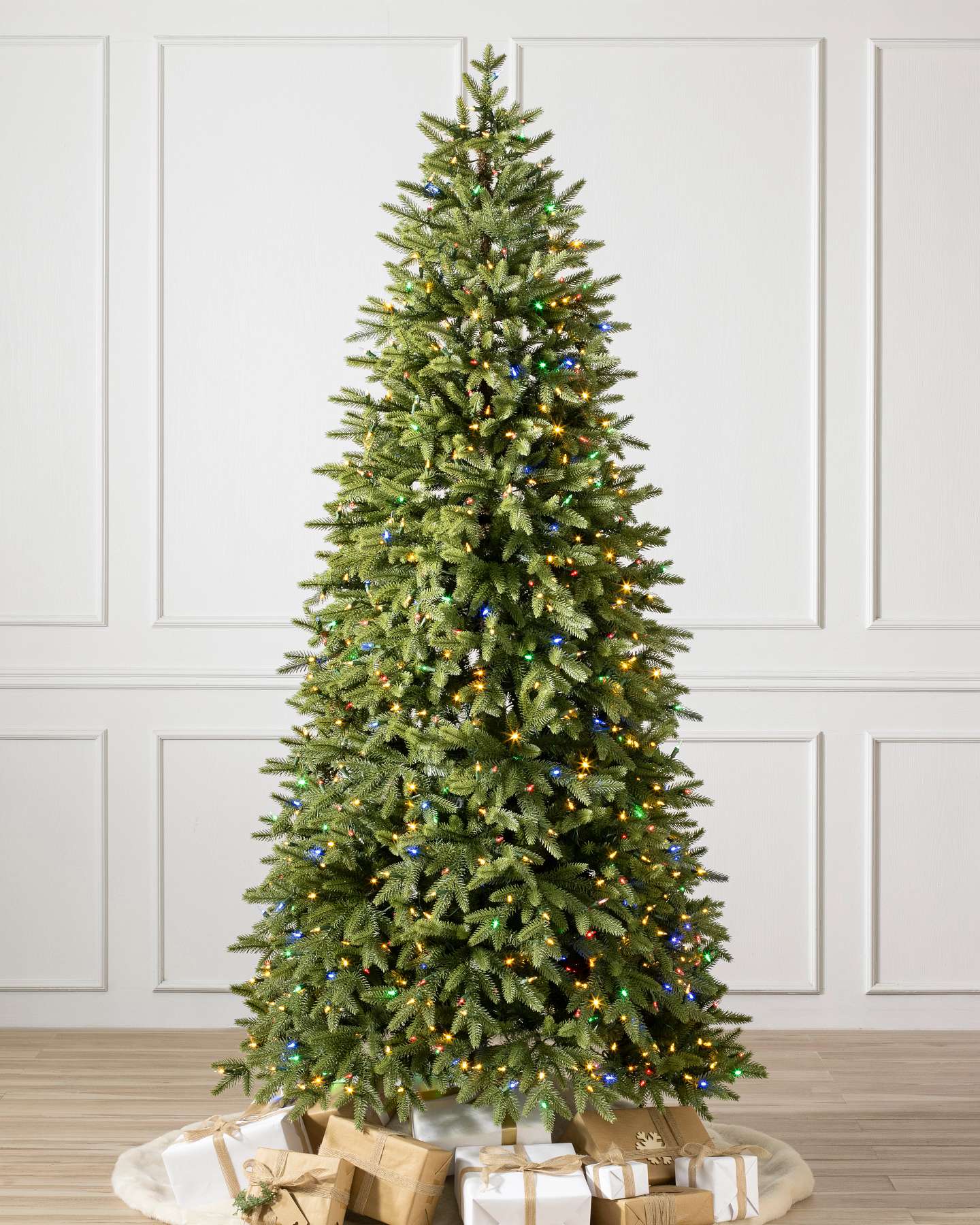Balsam Hill Silverado Slim Flip Artificial Christmas Tree with LED Lights SSC