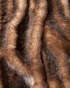 4ft x 5ft Stone Lodge Faux Fur Throw by Balsam Hill Closeup 10