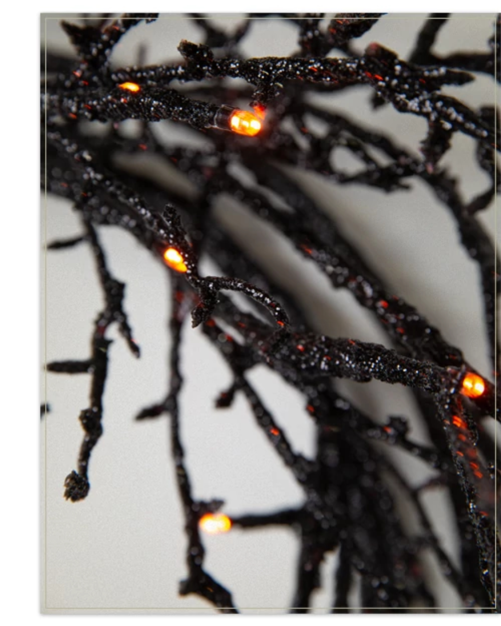 Halloween Artificial Black Twig Garland - Kelea's Florals