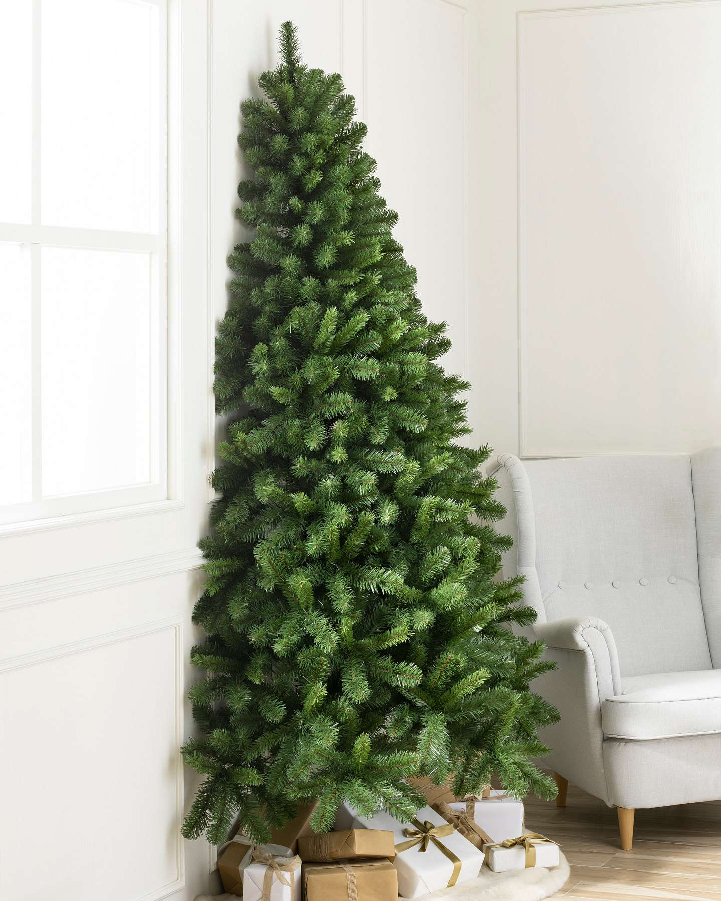 Balsam Hill Halber Weihnachtsbaum Kensington