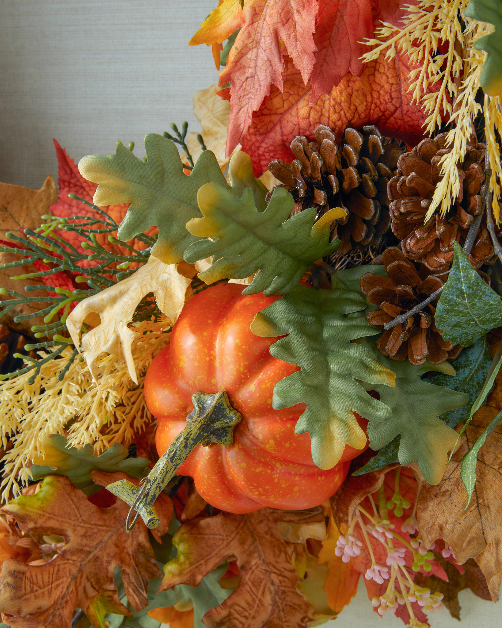 特売❗️リリパット269☆ ENGLISH GARDEN AUTUMN HUES Outdoor Countryside Pumpkin Grove Artificial Fall Wreath | Balsam Hill
