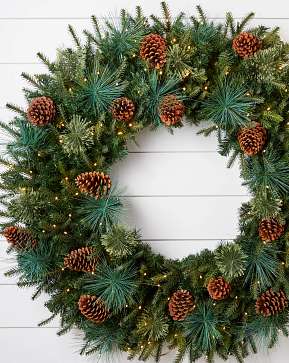 Outdoor Mixed Evergreen Wreath Outdoor Mixed Evergreen Wreath