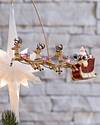 Santafts Sleigh Animated Christmas Tree Topper by Balsam Hill SSC 10