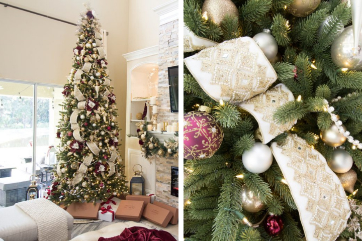 Pearl Christmas Tree DIY  Easy Christmas home decor!