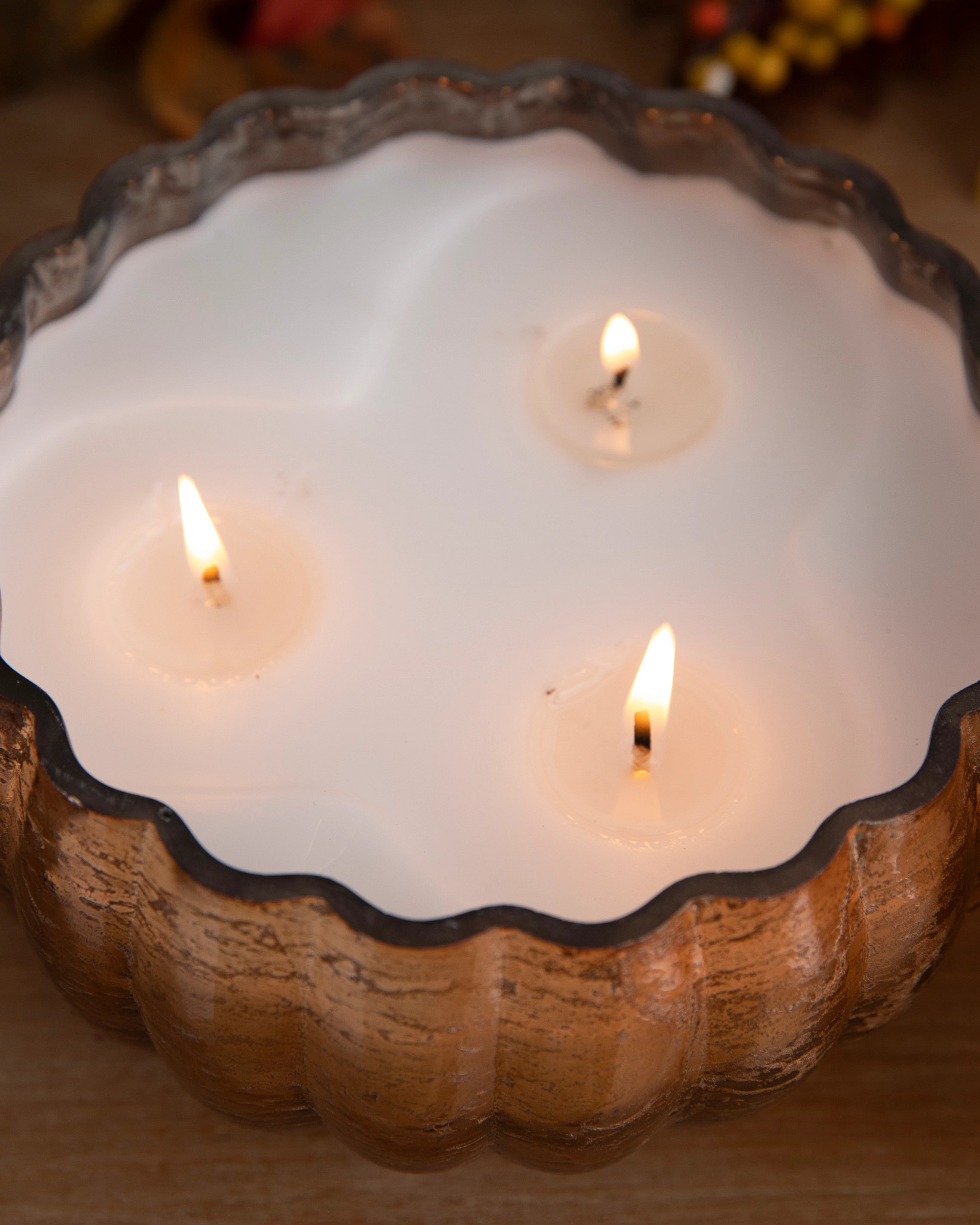 Glass Pumpkin Scented Candles and Holders | Balsam Hill