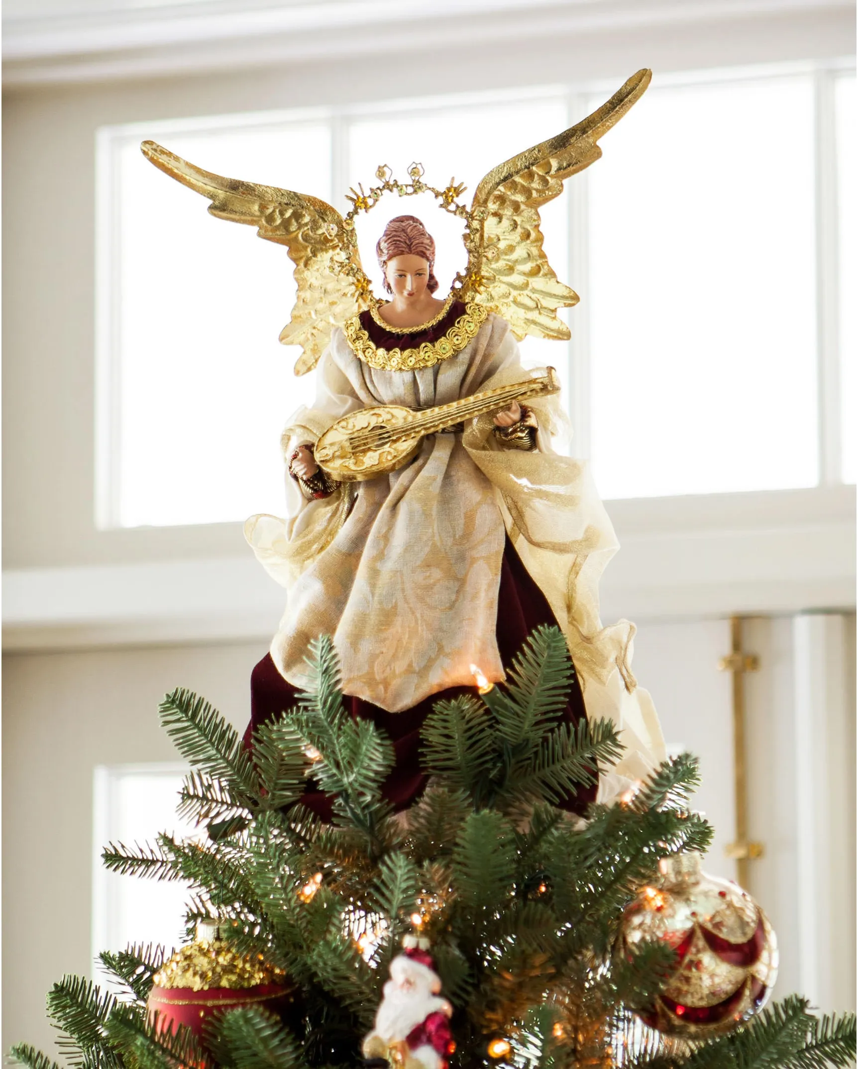 Holy Angel Christmas Tree Topper Balsam Hill