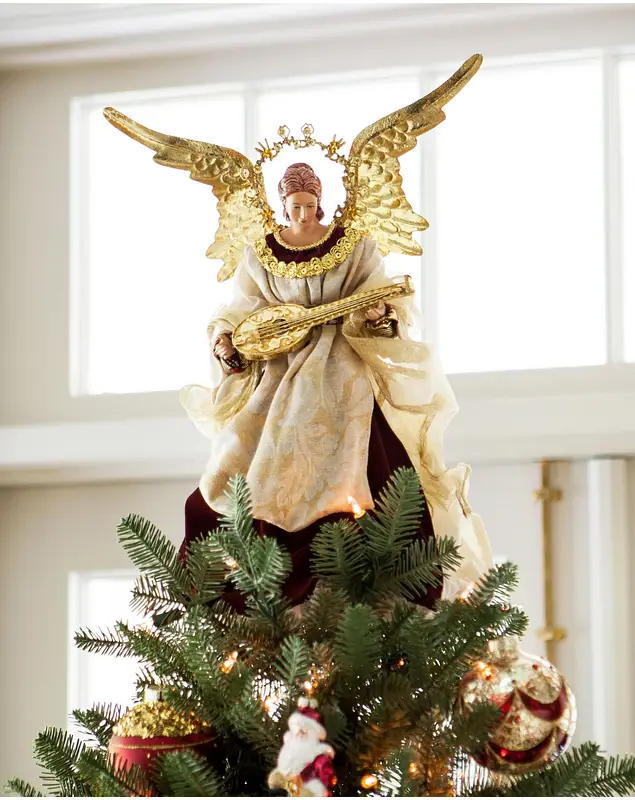 Noel Angel Christmas Tree Topper by Balsam Hill SSC 10
