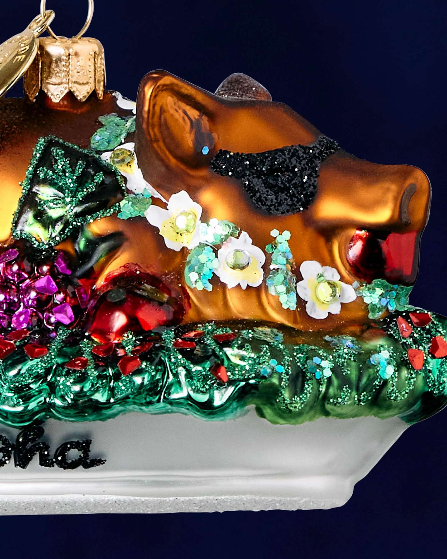 Balsam Hill Studio Luau Pig Ornament