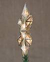 Capiz Snowflake Lighted Christmas Tree Topper by Balsam Hill Closeup 30