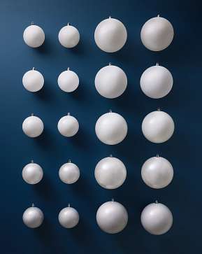 White BH Signature Shatter-Resistant Ornaments White BH Signature Shatter-Resistant Ornaments
