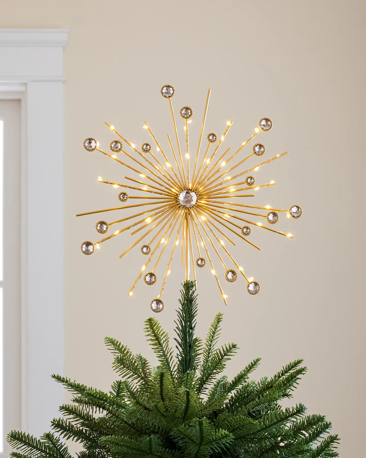 Weihnachtsbaumspitzen Strahlenkranz