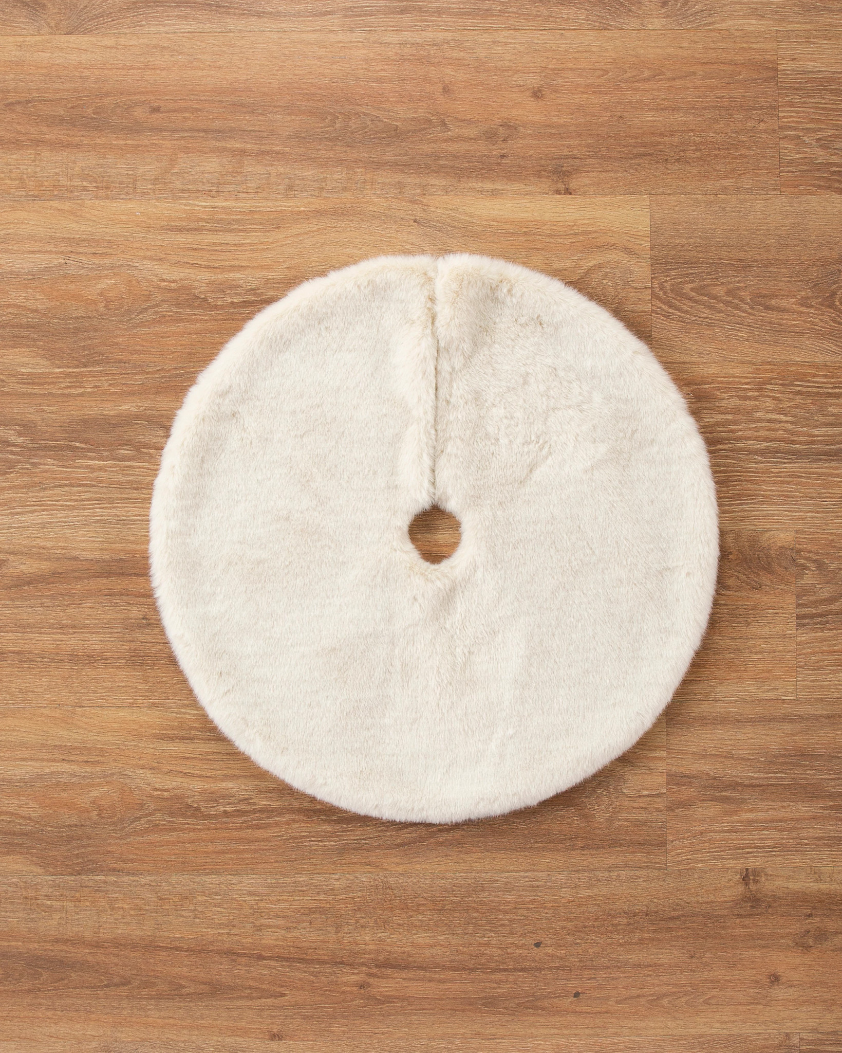 Lodge Faux Fur Tree Skirt Balsam Hill