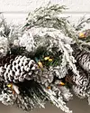 Outdoor Frosted Evergreen Garlands 2 Pack by Balsam Hill Closeup 10