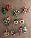Christmas Cheer Vintage Ornament Set 12 Pieces by Balsam Hill SSC 35