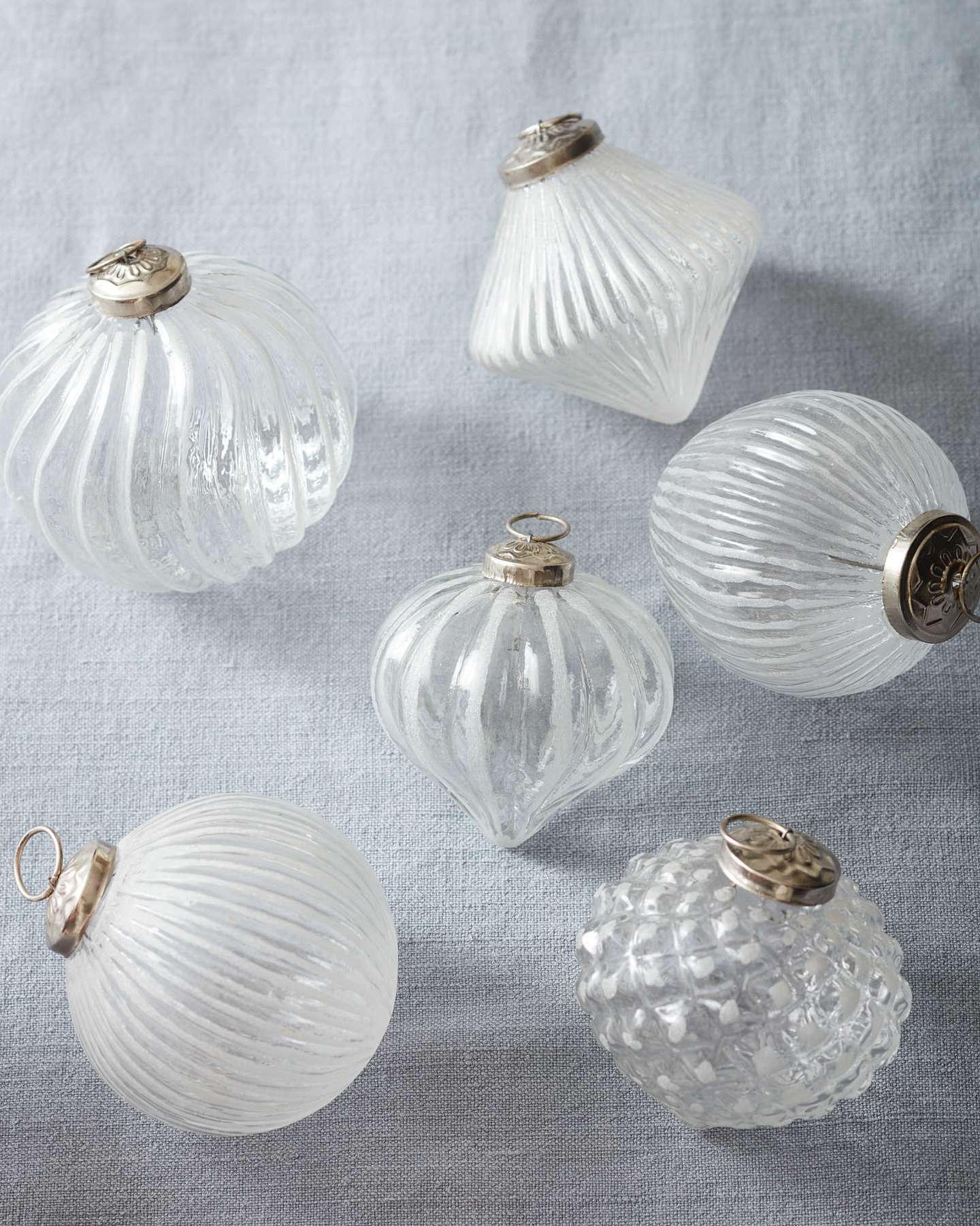 Balsam Hill French Country Christmas Ornament Set of 12 Display