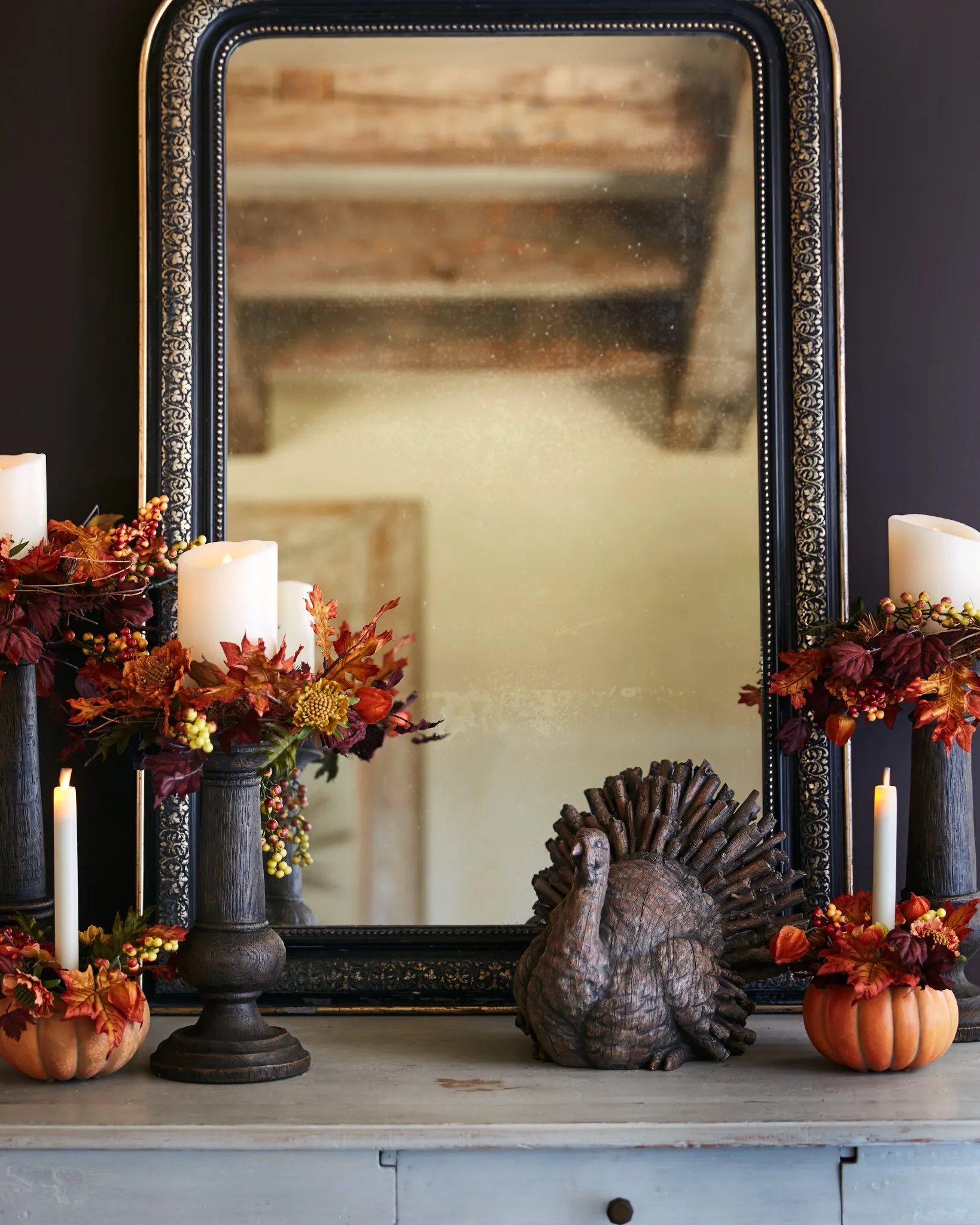 Autumn Medley Candle Foliage by Balsam Hill Lifestyle 20