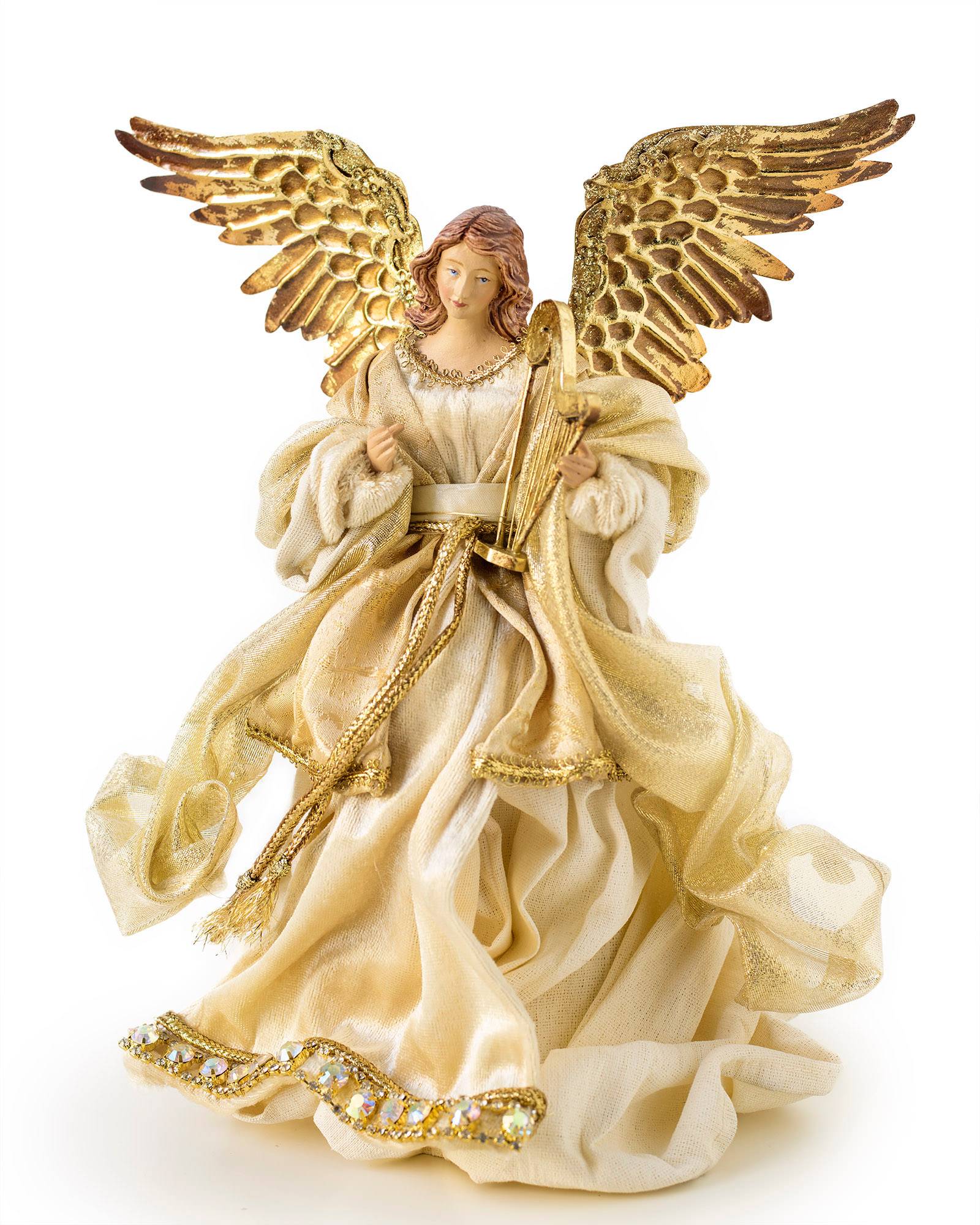 Small Gold Angel Tree Topper Balsam Hill Small Gold Angel Tree Topper Balsam Hill