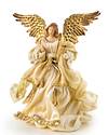 Gold Angel Christmas Tree Topper Child Main by Balsam Hill