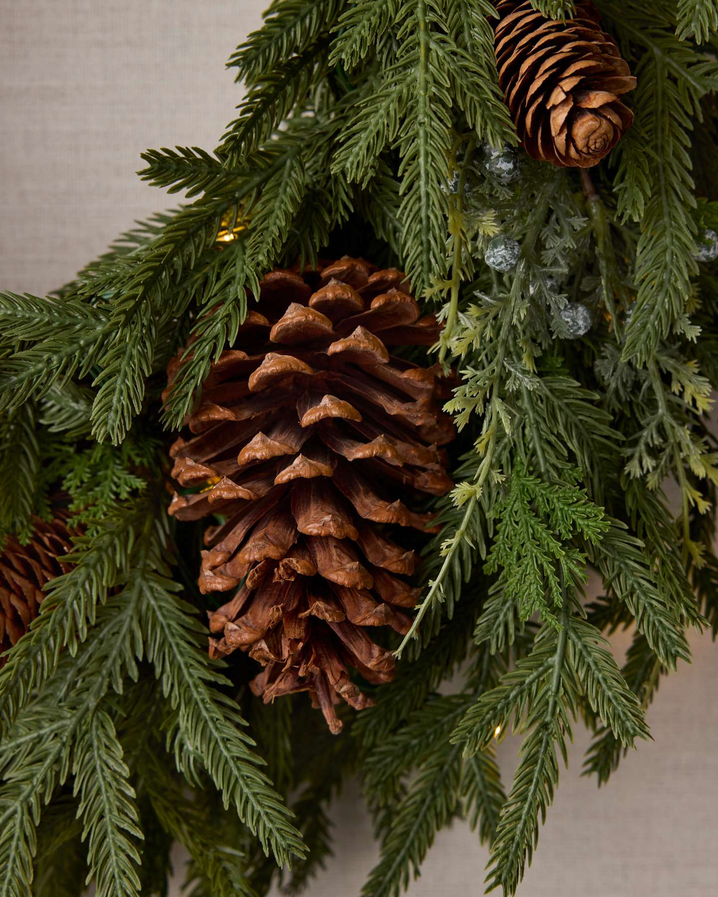 24" Real-Feel® Cypress Juniper Berry Wreath