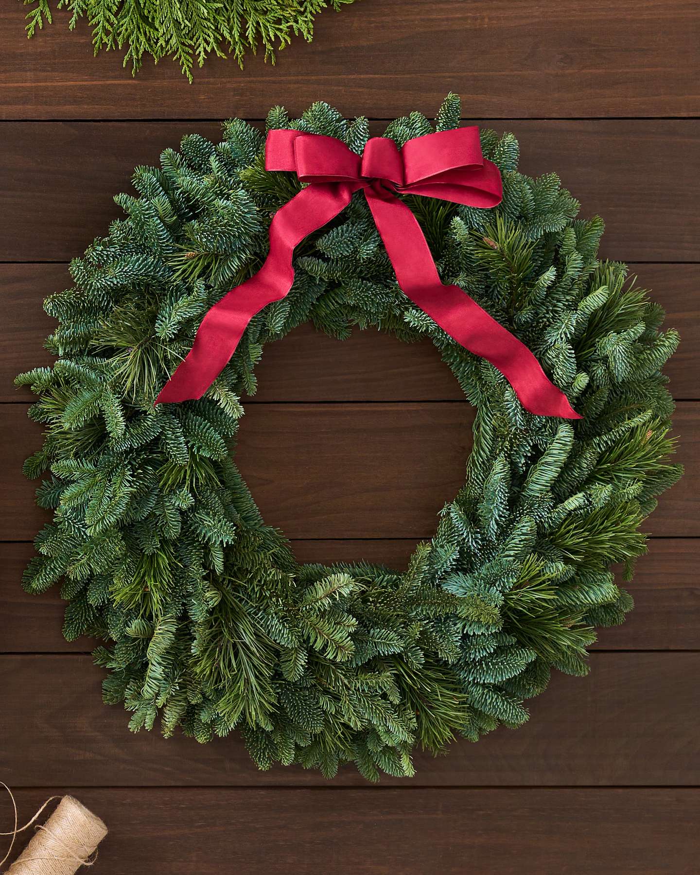 Balsam Hill Fresh Noble Fir Woodland Christmas Foliage Lifestyle Display