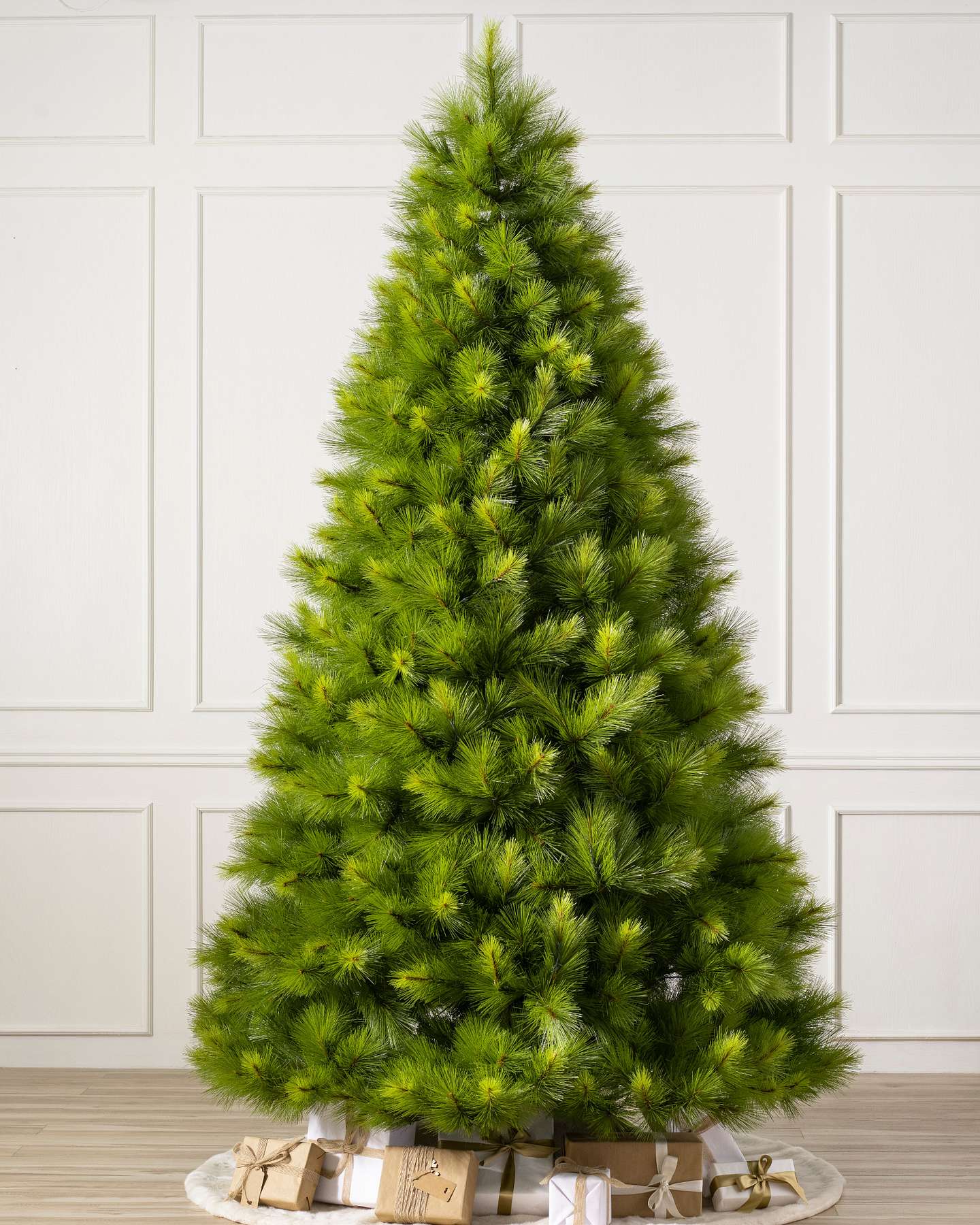 Balsam Hill Monterey Pine Christmas Tree Unlit Full View With Realistic Needles