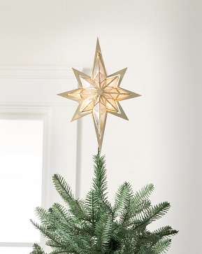 Capiz Bethlehem Star Tree Topper Capiz Bethlehem Star Tree Topper