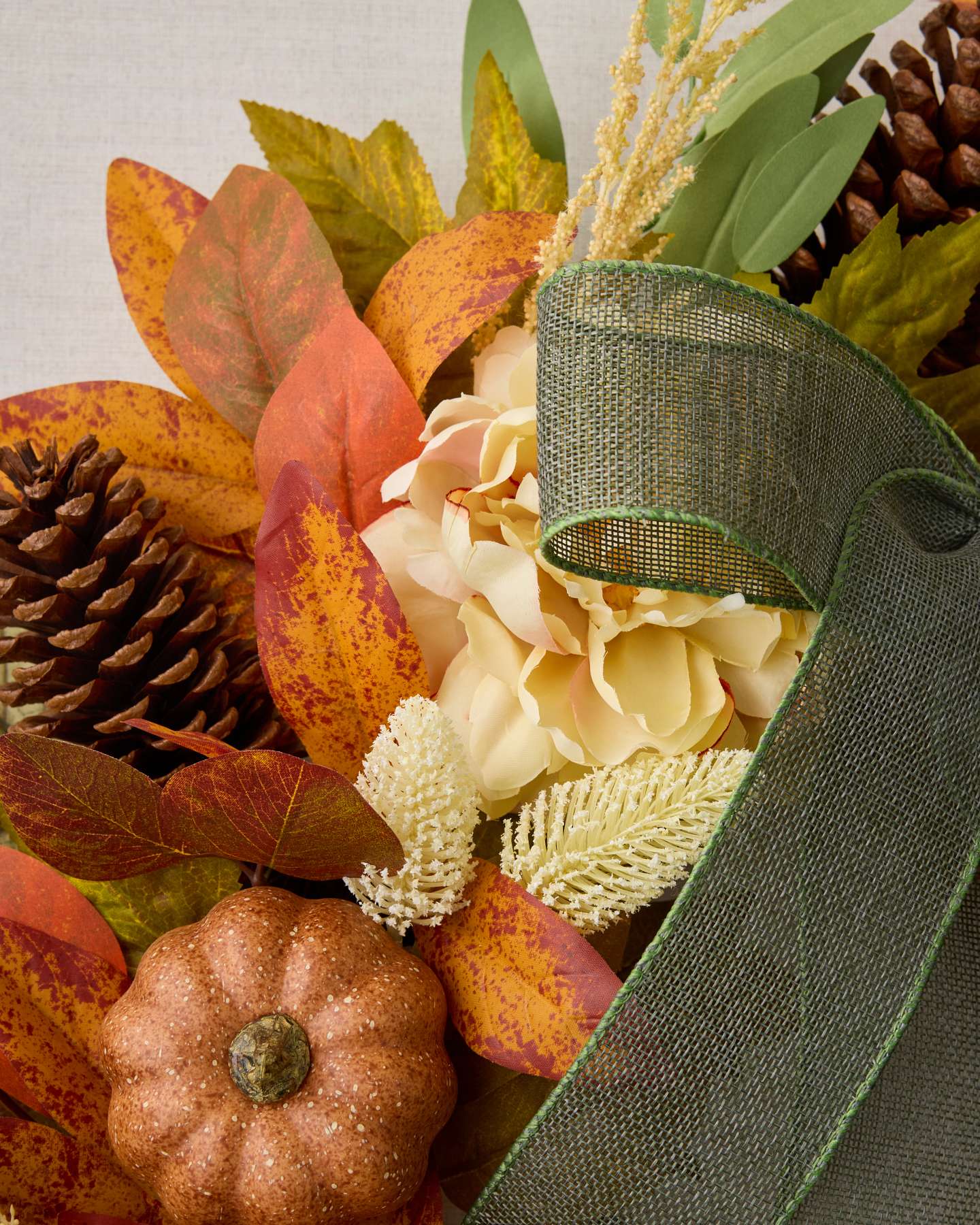 6ft Autumn Meadow Garland by Balsam Hill Closeup 20