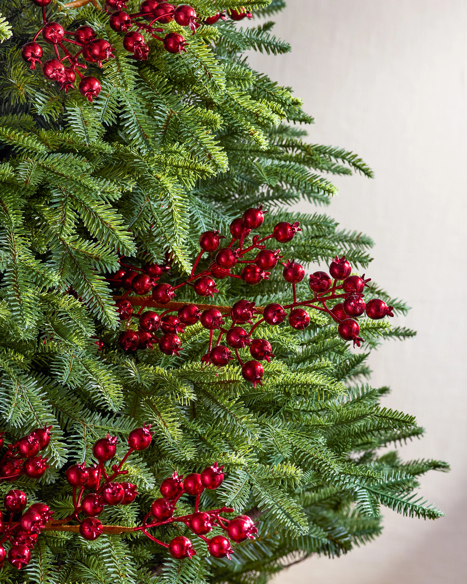 Glossy Red Berry Tree Pick Set