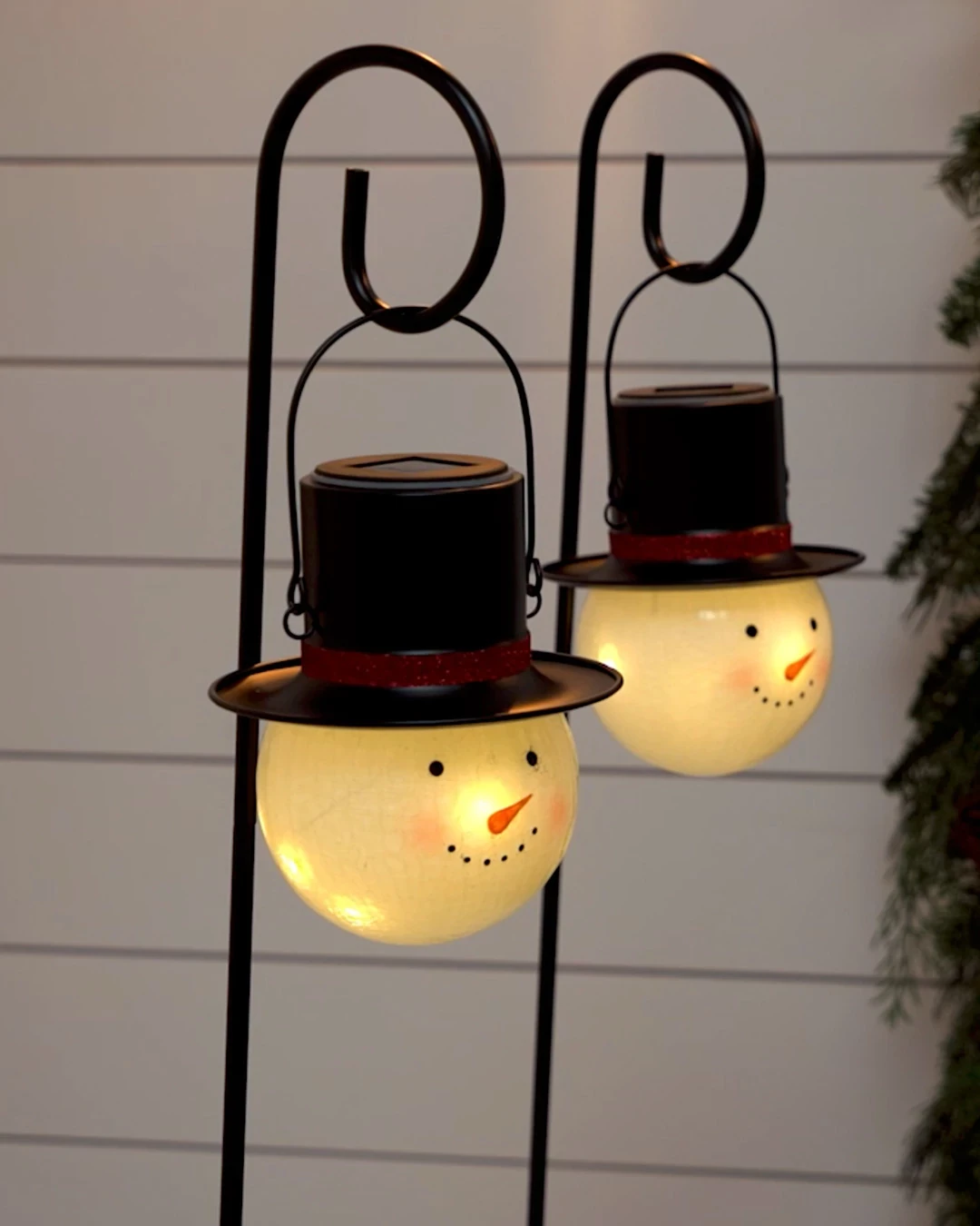 Christmas Snowman Pathway Lights Outdoor Decoration, Snowman Landscape Path Gemmy Lightshow 4-Marker White Snowman Christmas Pathway Markers