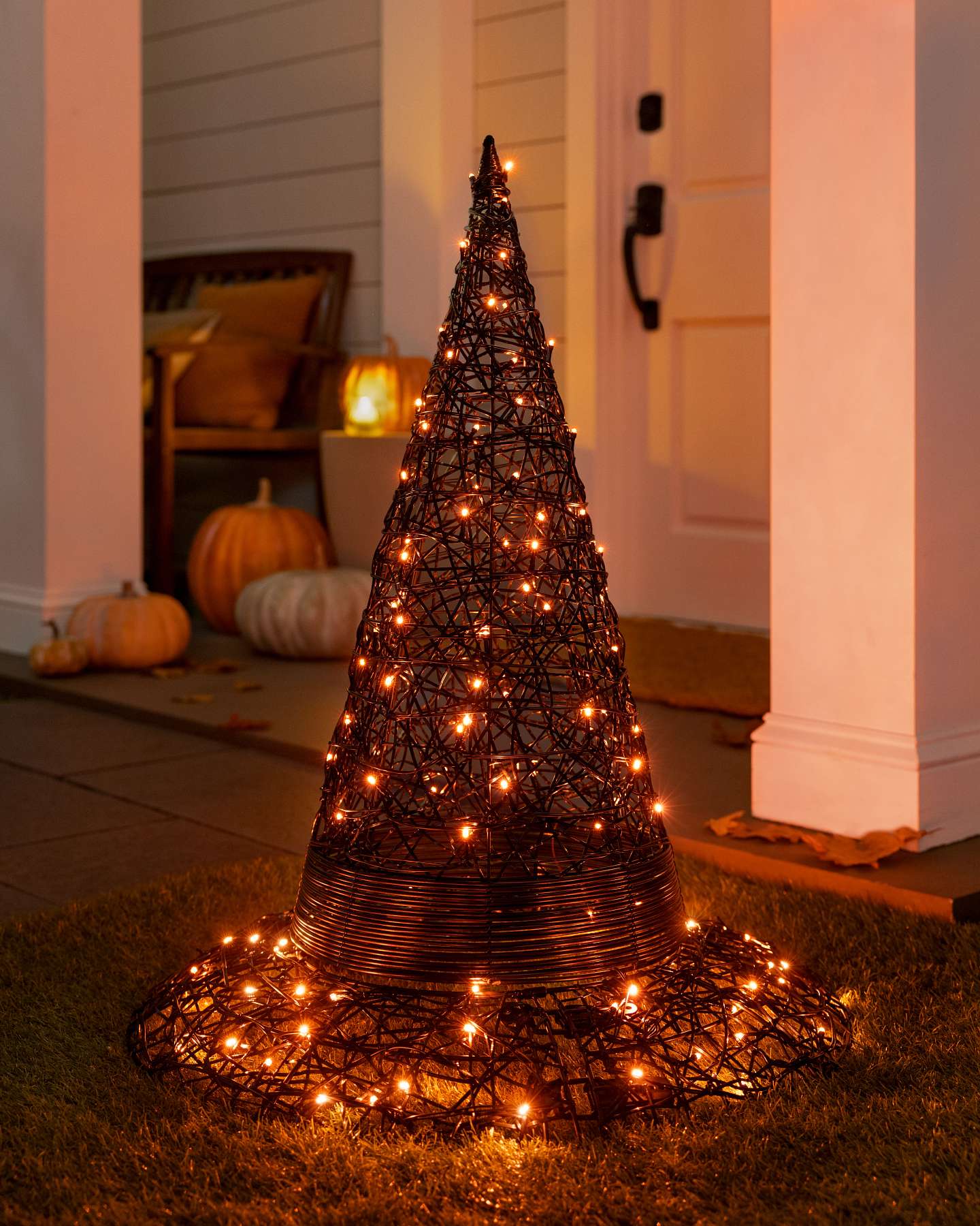 Balsam Hill Lit Spellbound Wire Witch Hat in Storage