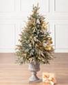 24in Champagne & Crystal Potted Tree by Balsam Hill SSC
