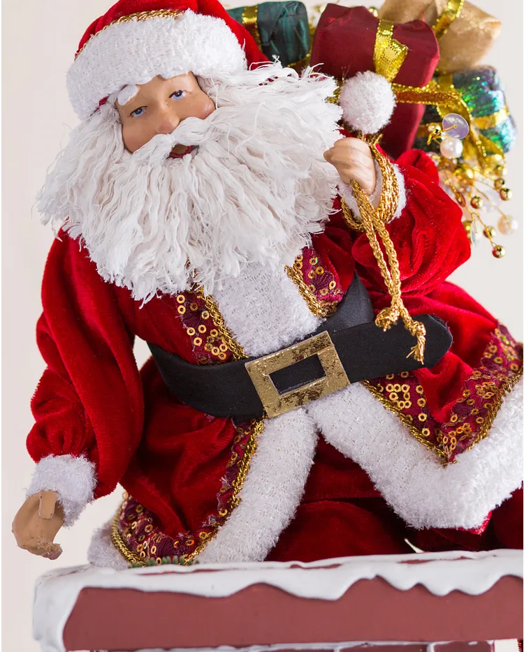 Jolly Father Christmas Tree Topper Balsam Hill UK