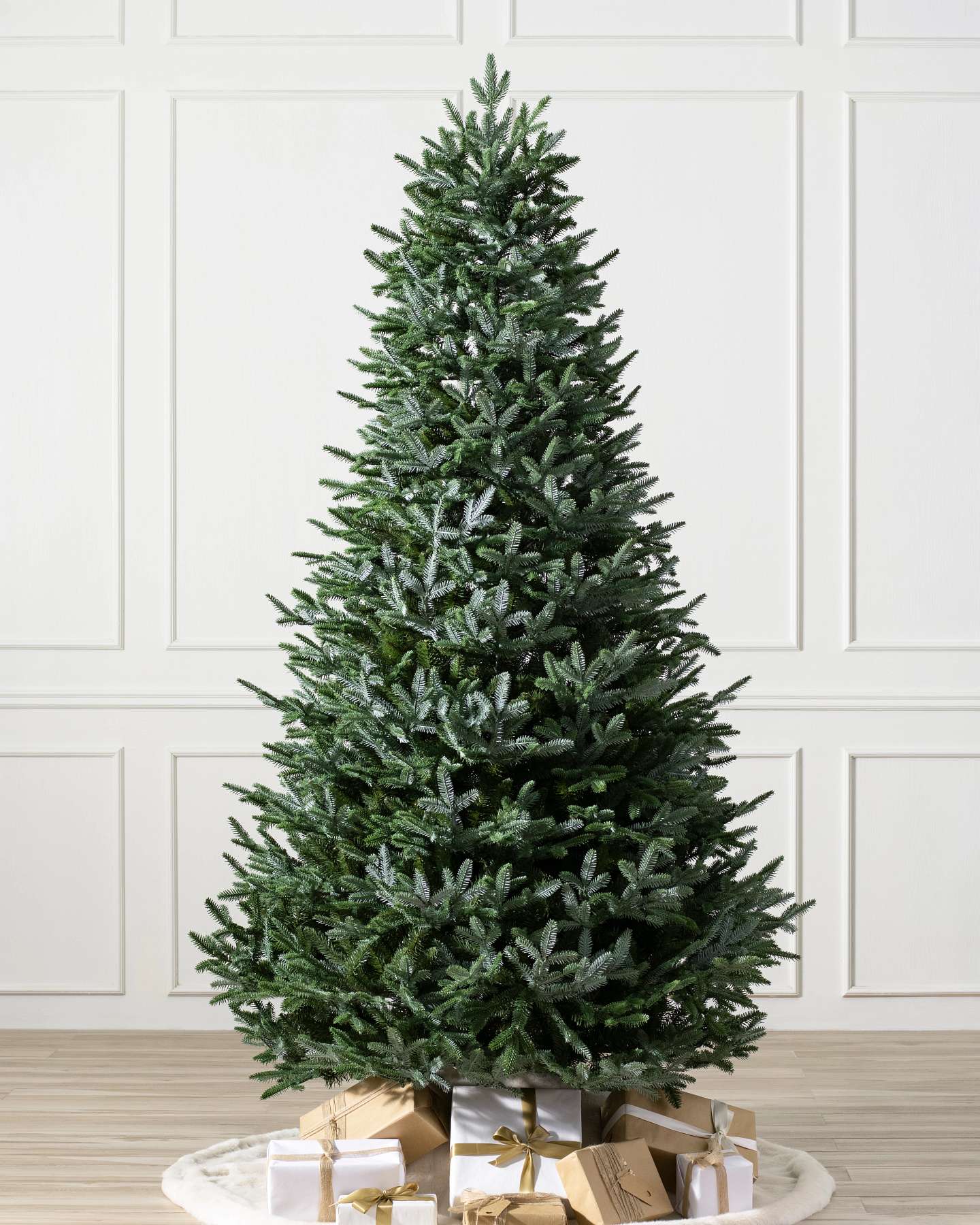 Balsam Hill European Silver Fir Artificial Christmas Tree Unlit Full View
