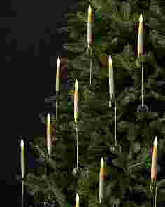 Crystal Drop LED Christmas Tree Candles by Balsam Hill SSC