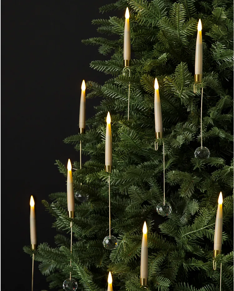 Christmas tree on sale candle lights